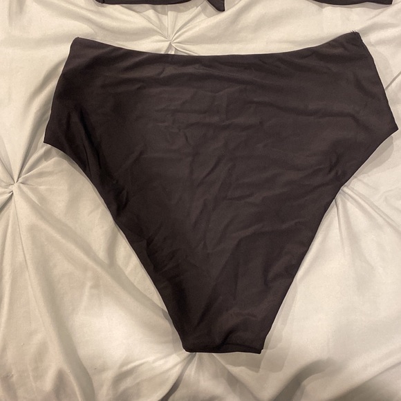 Barely Worn, High Waisted, Black Bathing Suit - Picture 5 of 10